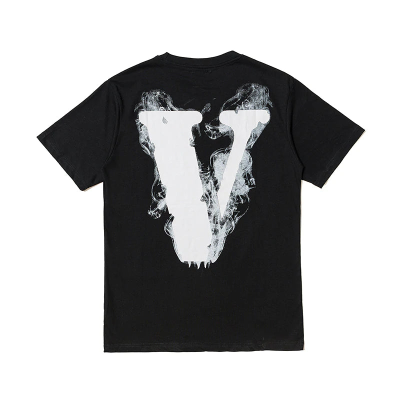 No Smoke Vlone Black and White Tee – CJC THEE BRAND
