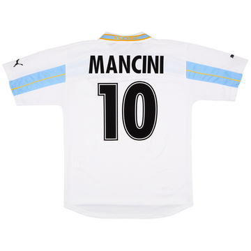 1998-00 Lazio Home Shirt Mancini #10 - 8/10 - (XS)