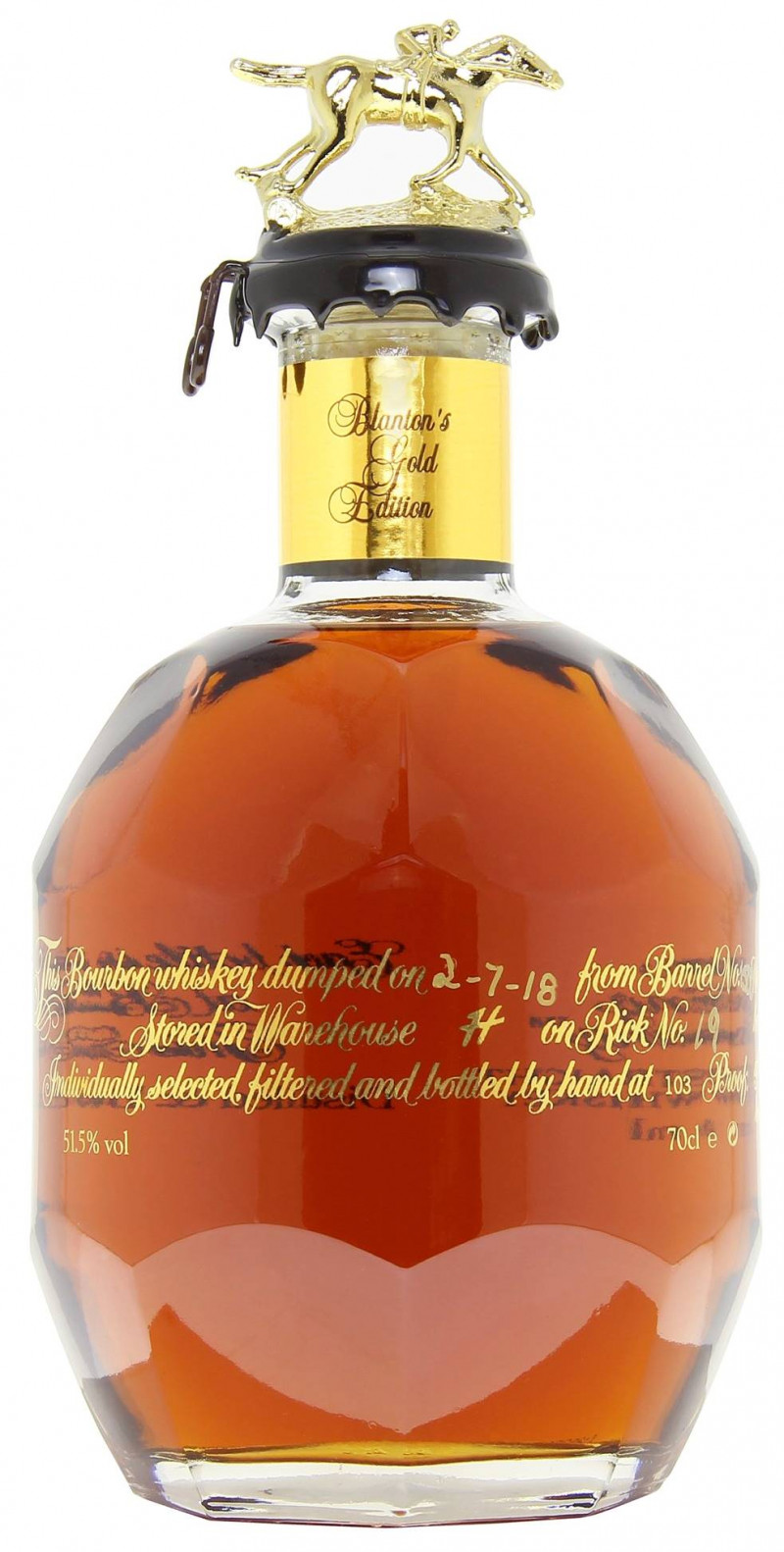 Blanton's Gold Edition 51.5% | Rare Single Barrel Bourbon - Clos