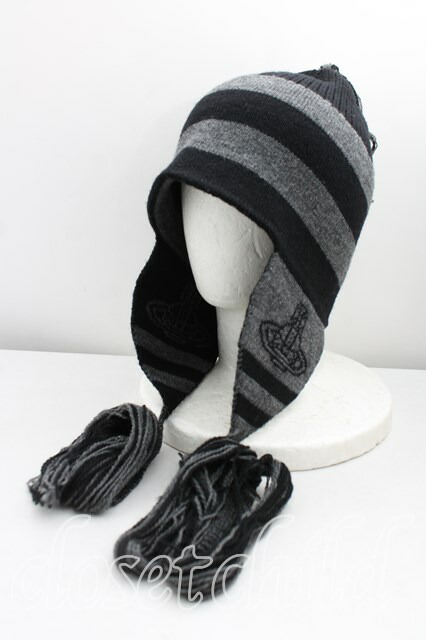 ヴィヴィアンウエストウッド ORBフラップ付ワッチ ニット帽 NANA シン