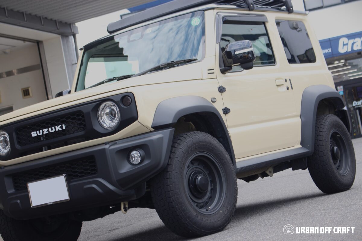 JB74シエラ】津田レーシング DAMSELユーロサスペンションキットで乗り