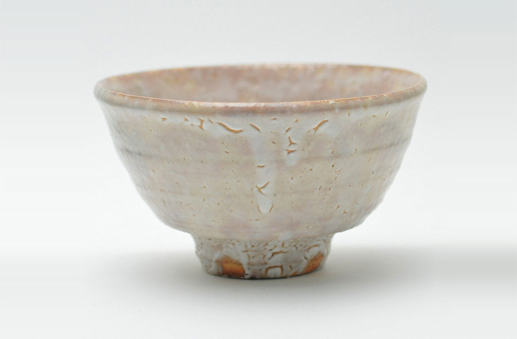 萩焼 坂倉善右衛門窯 藁白釉 抹茶碗 - CRAFTS DESIGN