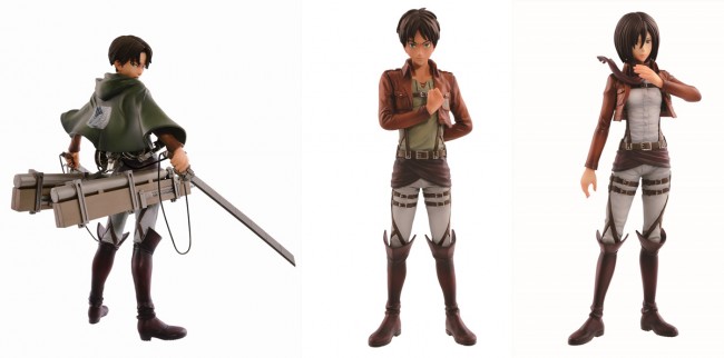 進撃の巨人一番くじフィギュアコンプ3種おまけ付き