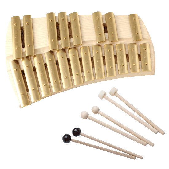 アウリスグロッケン・クロマティック20音: 木のおもちゃ｜クレヨンハウス