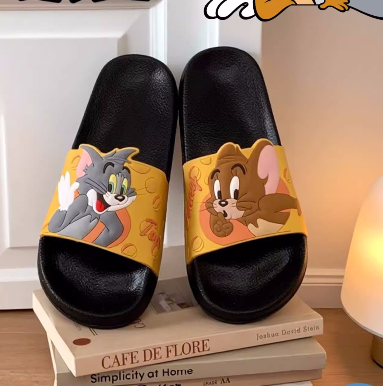 tom and jerry Tom & Jerry slippers flip flops soft bottom sandals