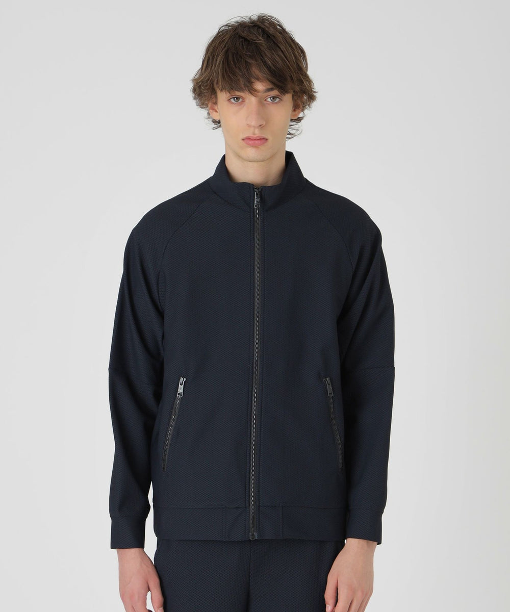 BLACK lab.】ボンディングジャカードトリコットブルゾン（カットソー