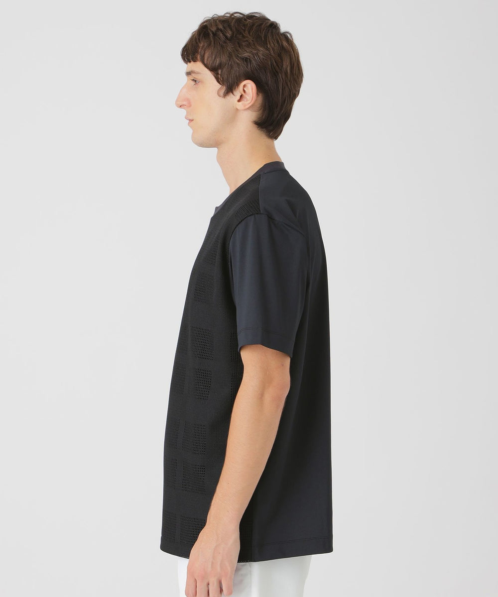シアーチェックコンビTシャツ（カットソー）｜BLACK LABEL CRESTBRIDGE
