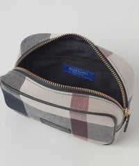 クレストブリッジチェックキャンバスポーチ（ウォレット/ポーチ