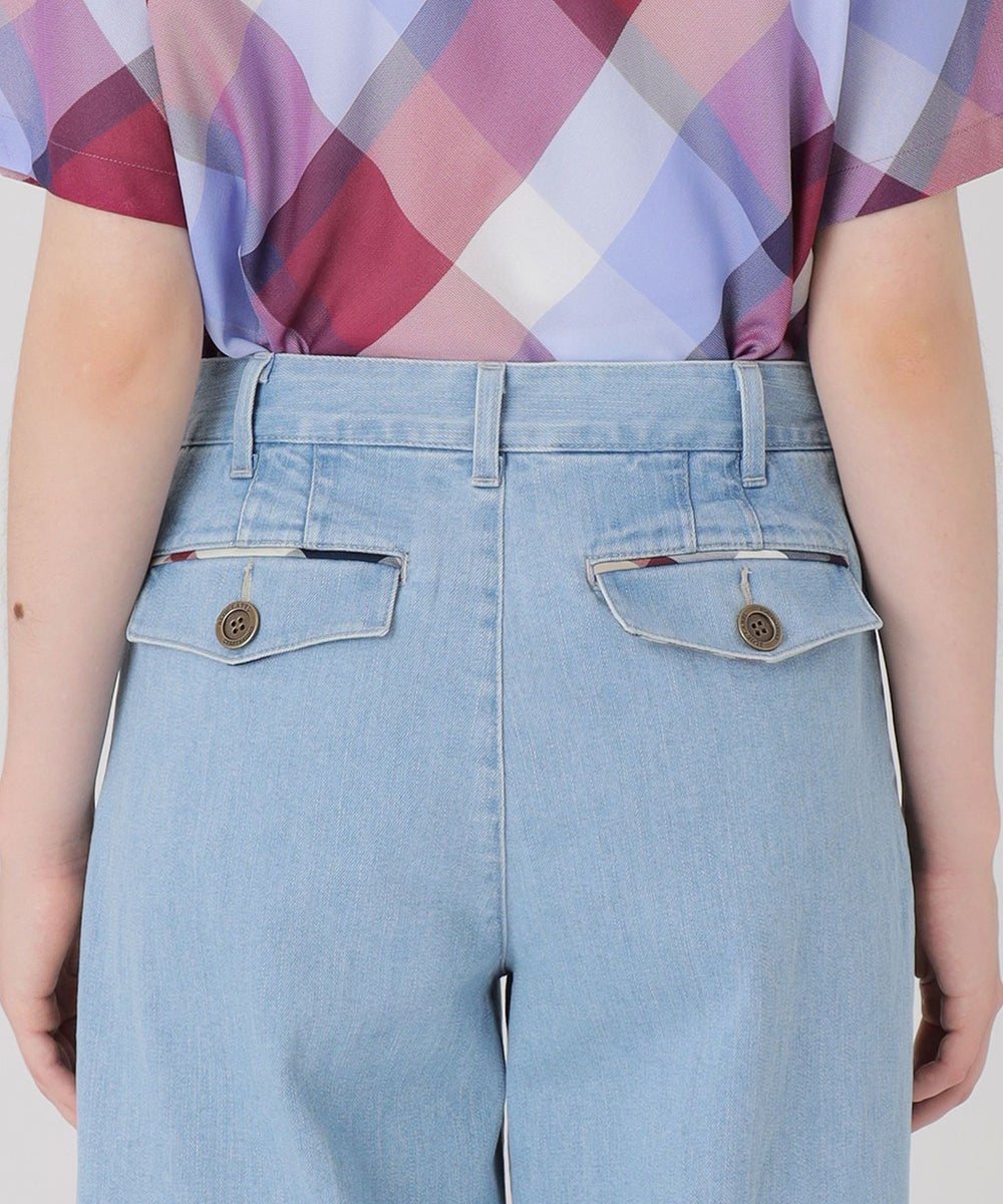 ストレッチデニムワイドパンツ（パンツ）｜BLUE LABEL CRESTBRIDGE