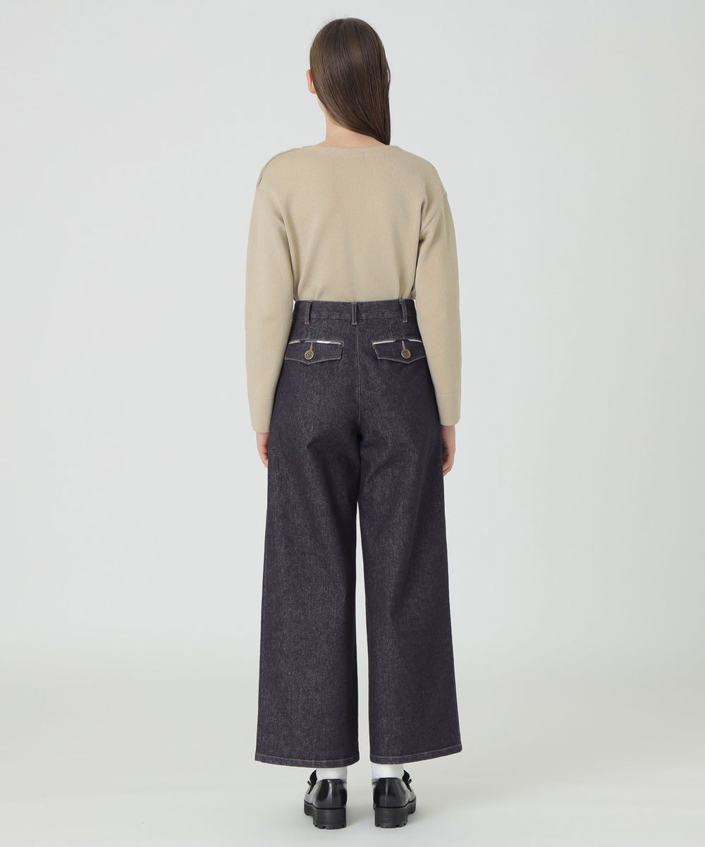 デニムワイドパンツ（パンツ）｜BLUE LABEL CRESTBRIDGE(ブルー