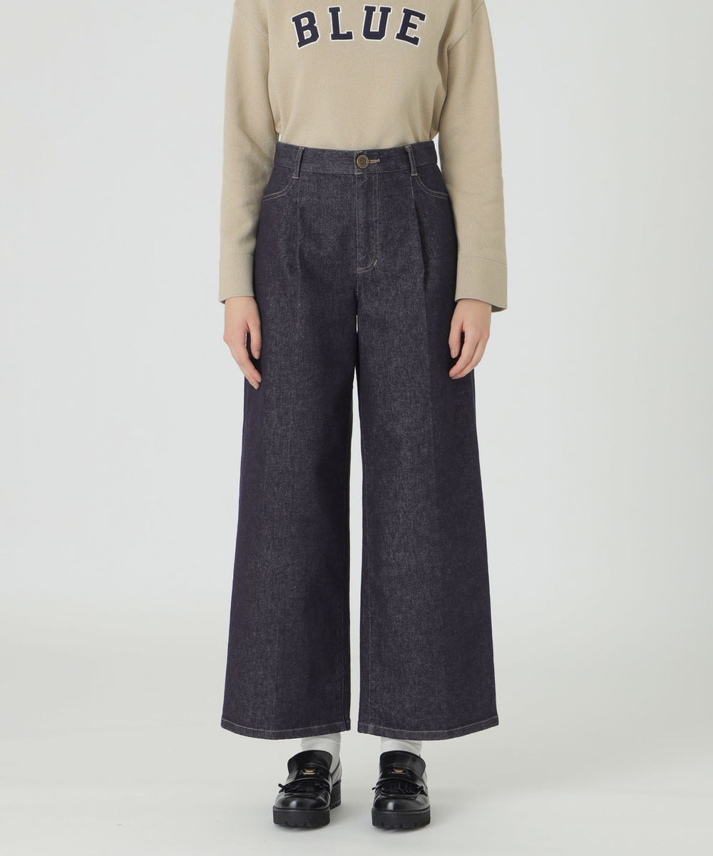 デニムワイドパンツ（パンツ）｜BLUE LABEL CRESTBRIDGE(ブルー