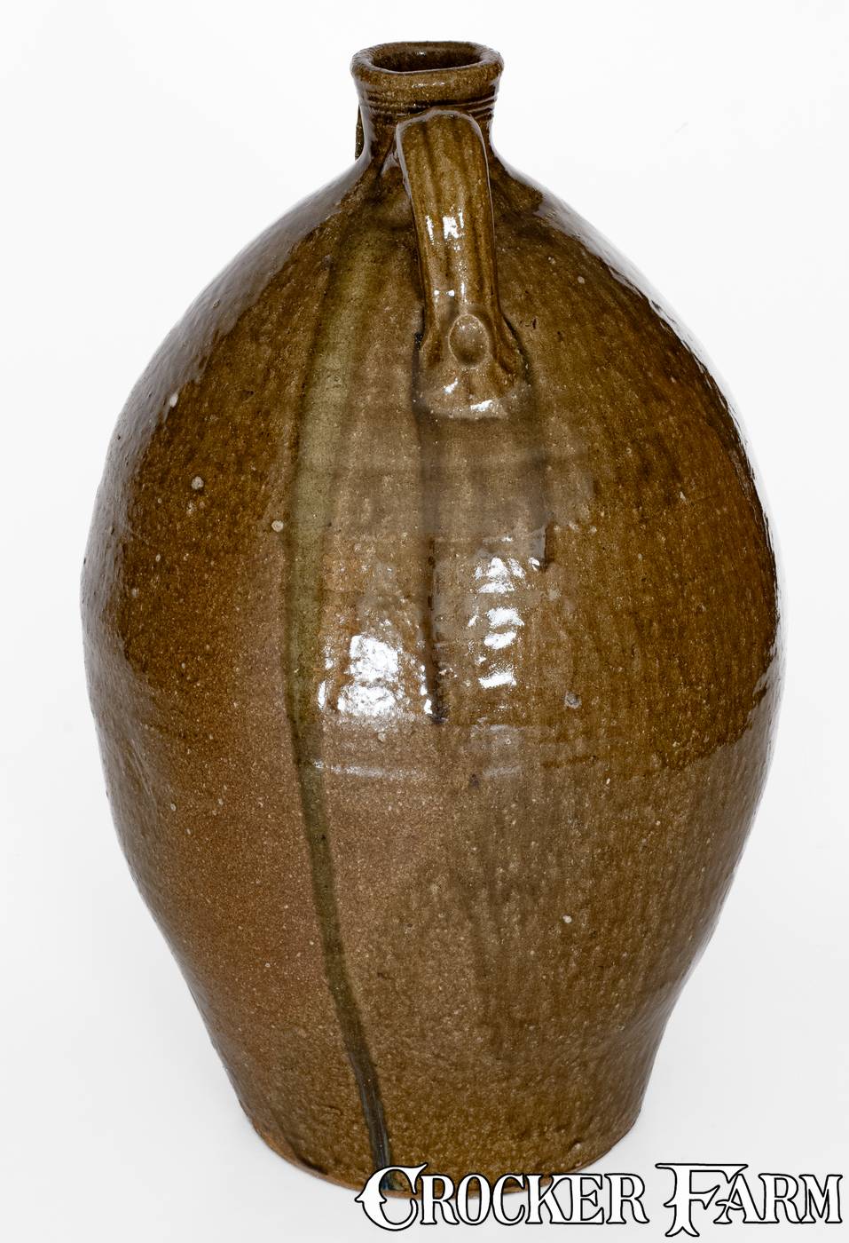 Catawba Valley, North Carolina Double-Handled Stoneware Jug