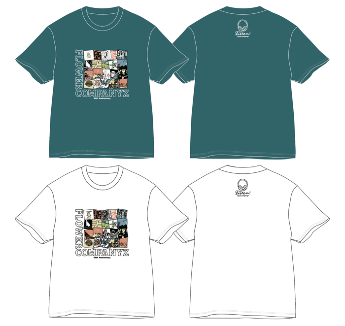 フラワーカンパニーズ Listen! フラカンTシャツ | CAPITAL RADIO ONE