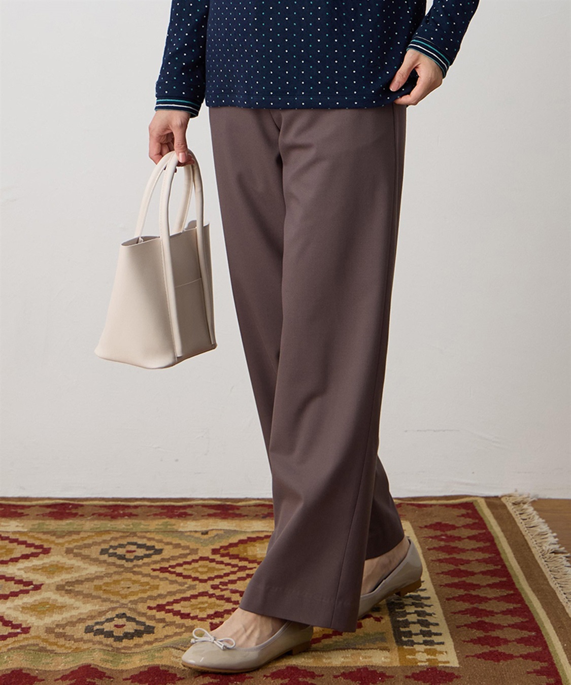 裏付きストレートパンツ DECOY｜クロスプラス公式通販サイト