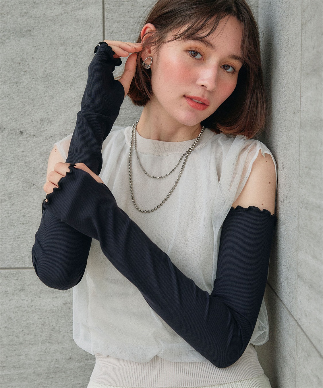 涼活本舗】ロングアームカバー Life Style by cross marche｜クロス