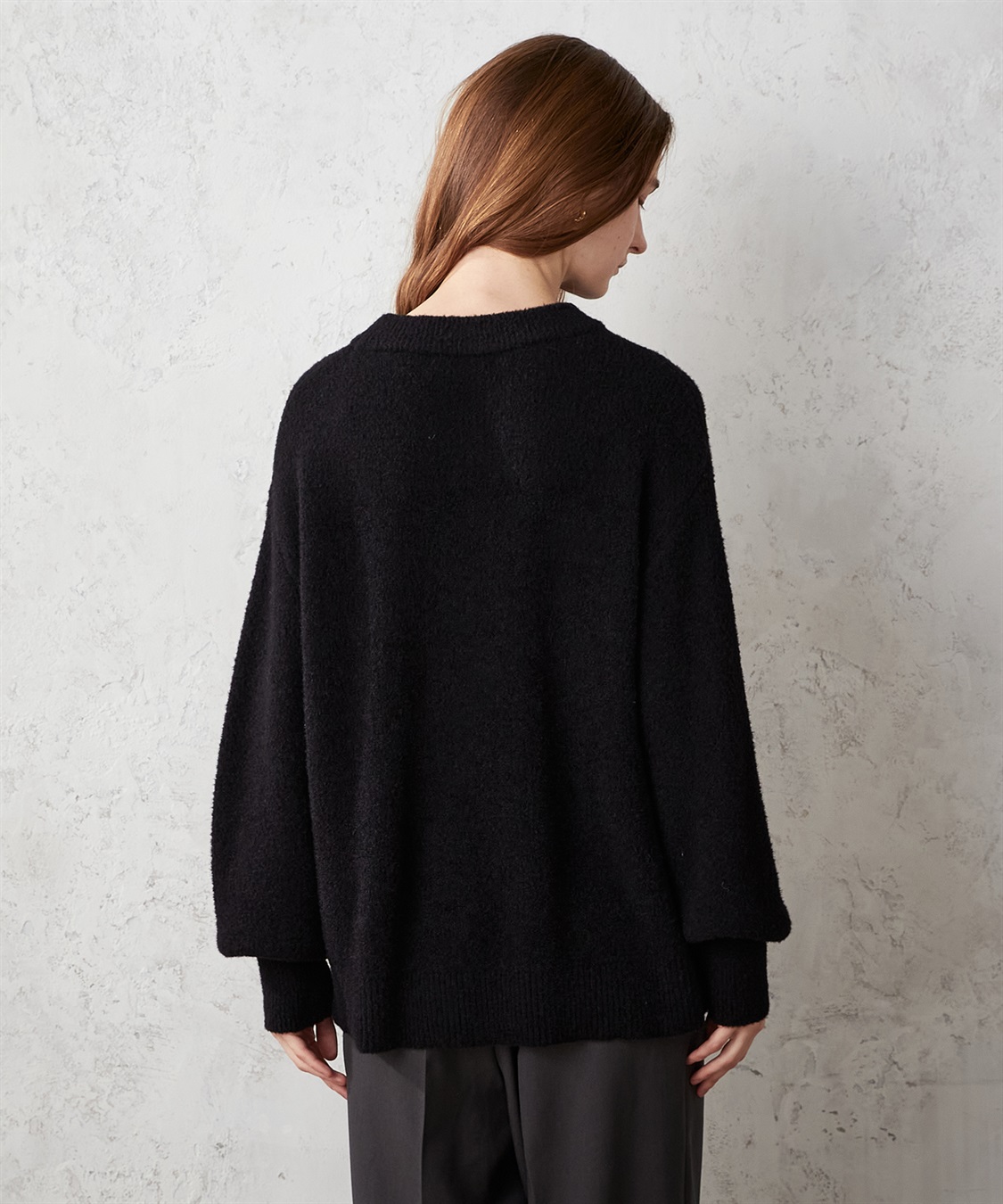 ラメフェザープルオーバー&ラメフェザーロングパンツ ピンク 新品2点M