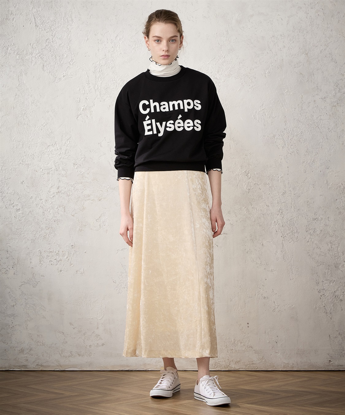 クラッシュベロアスカート LE SOUK HOLIDAY｜クロスプラス公式通販サイト