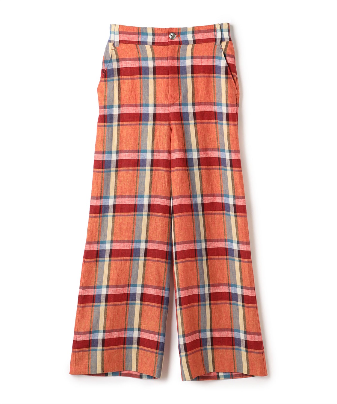 マドラスチェック ワイドパンツ 49AV JUNKO SHIMADA｜クロスプラス公式