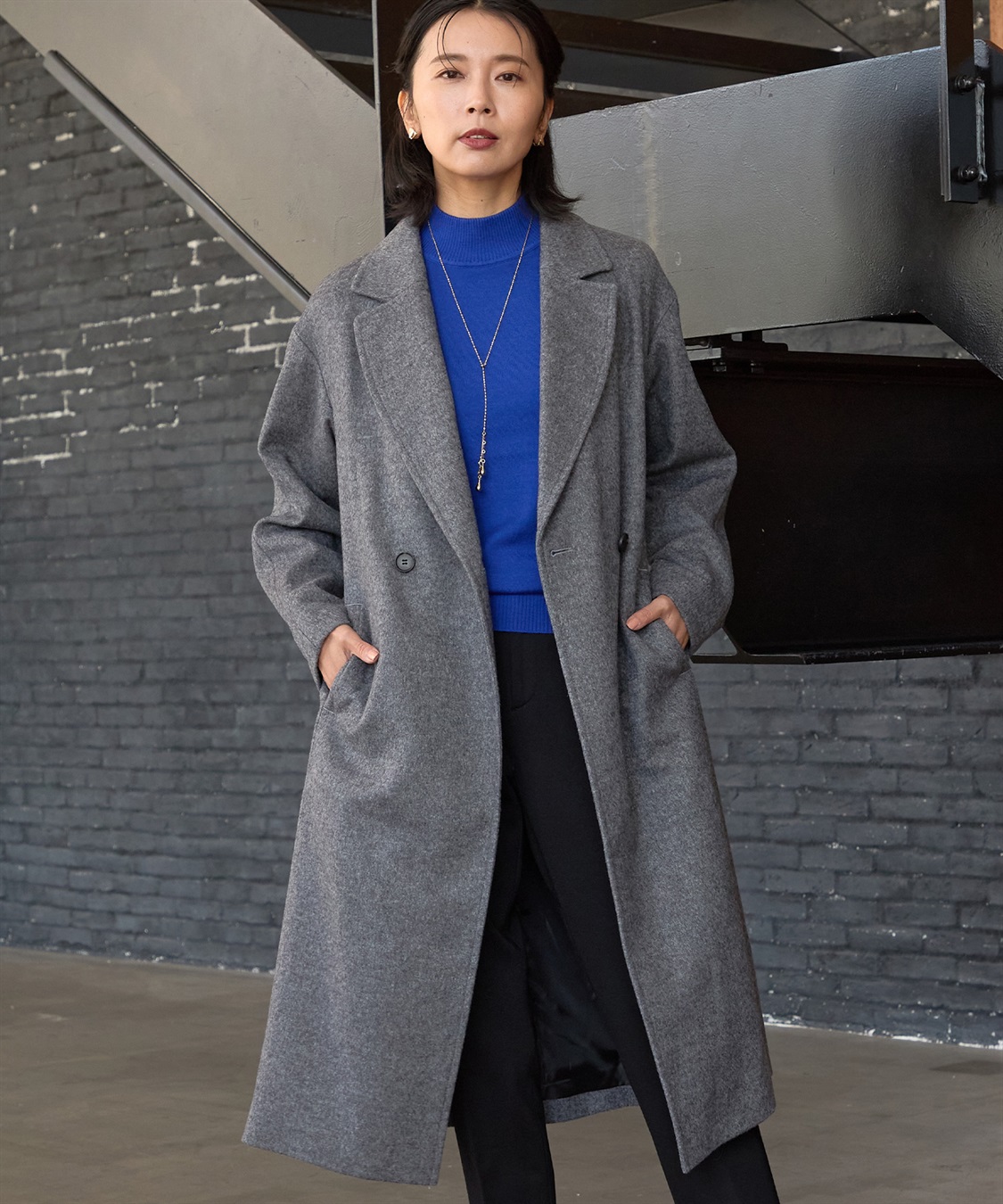 チェスターコート A/C DESIGN BY ALPHA CUBIC｜クロスプラス公式通販サイト