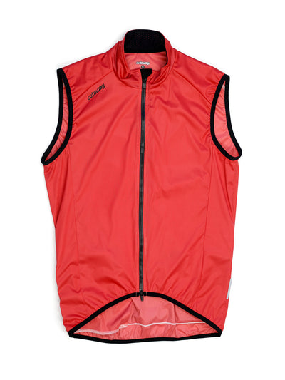 Afton Lite Packable Wind Vest - Garnet Red - Cutaway USA