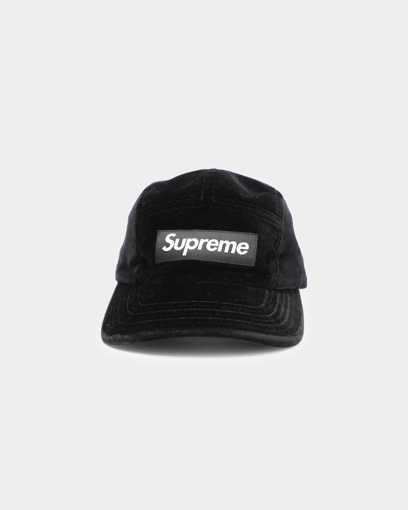 Supreme Velvet Camp Cap Black | Culture Kings US