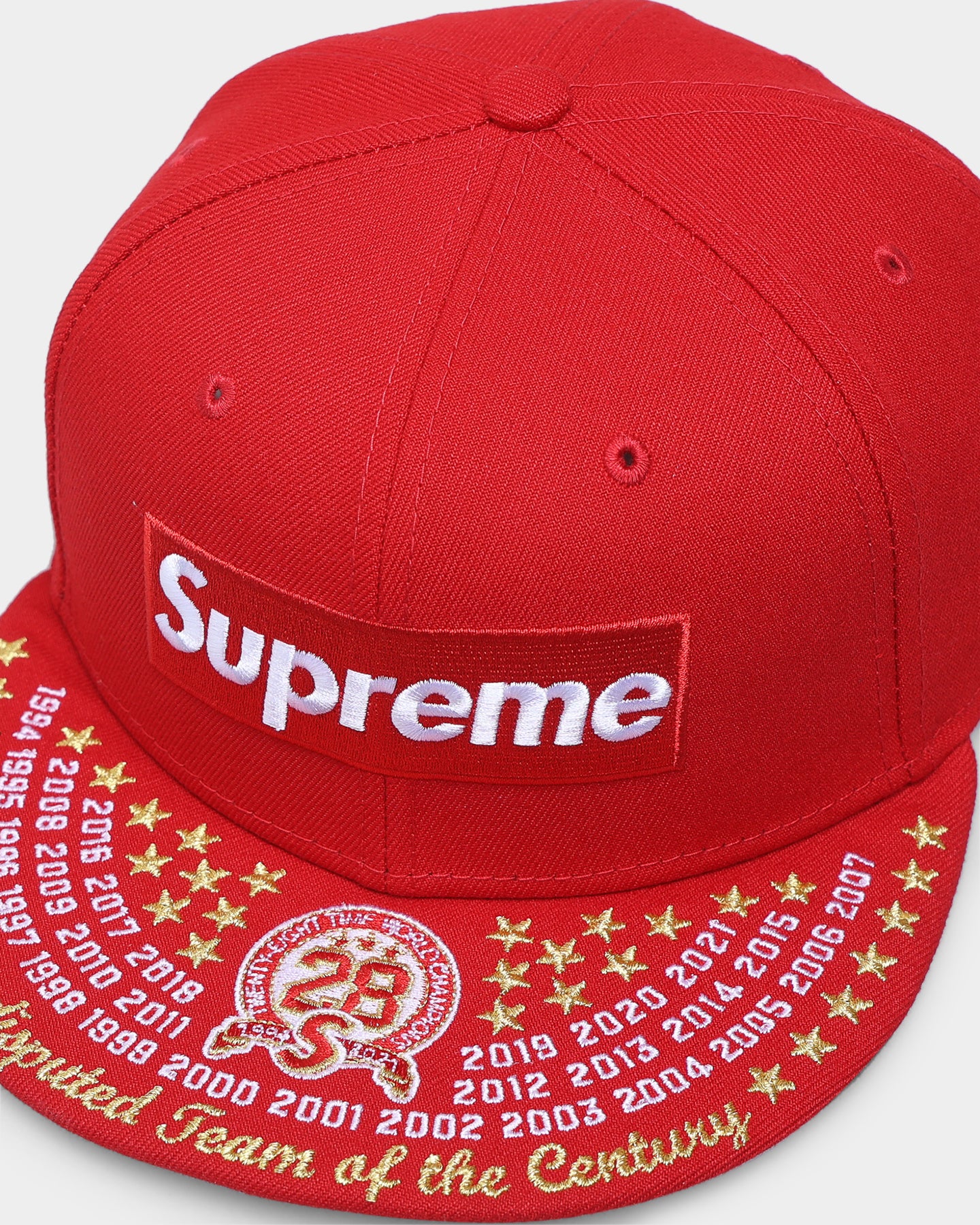 Supreme X New Era Undisputed 59FIFTY Fitted Red | Culture Kings US