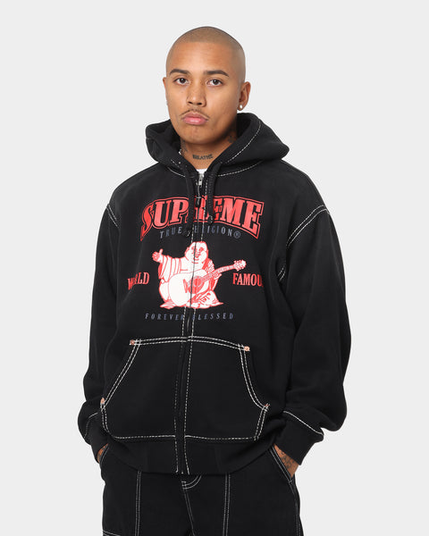 Supreme True Religion Zip Hoodie Black | Culture Kings US
