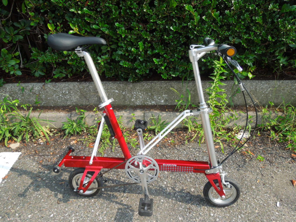 CarryMe】8インチ折りたたみミニベロ シルバー CarryMe】8インチ