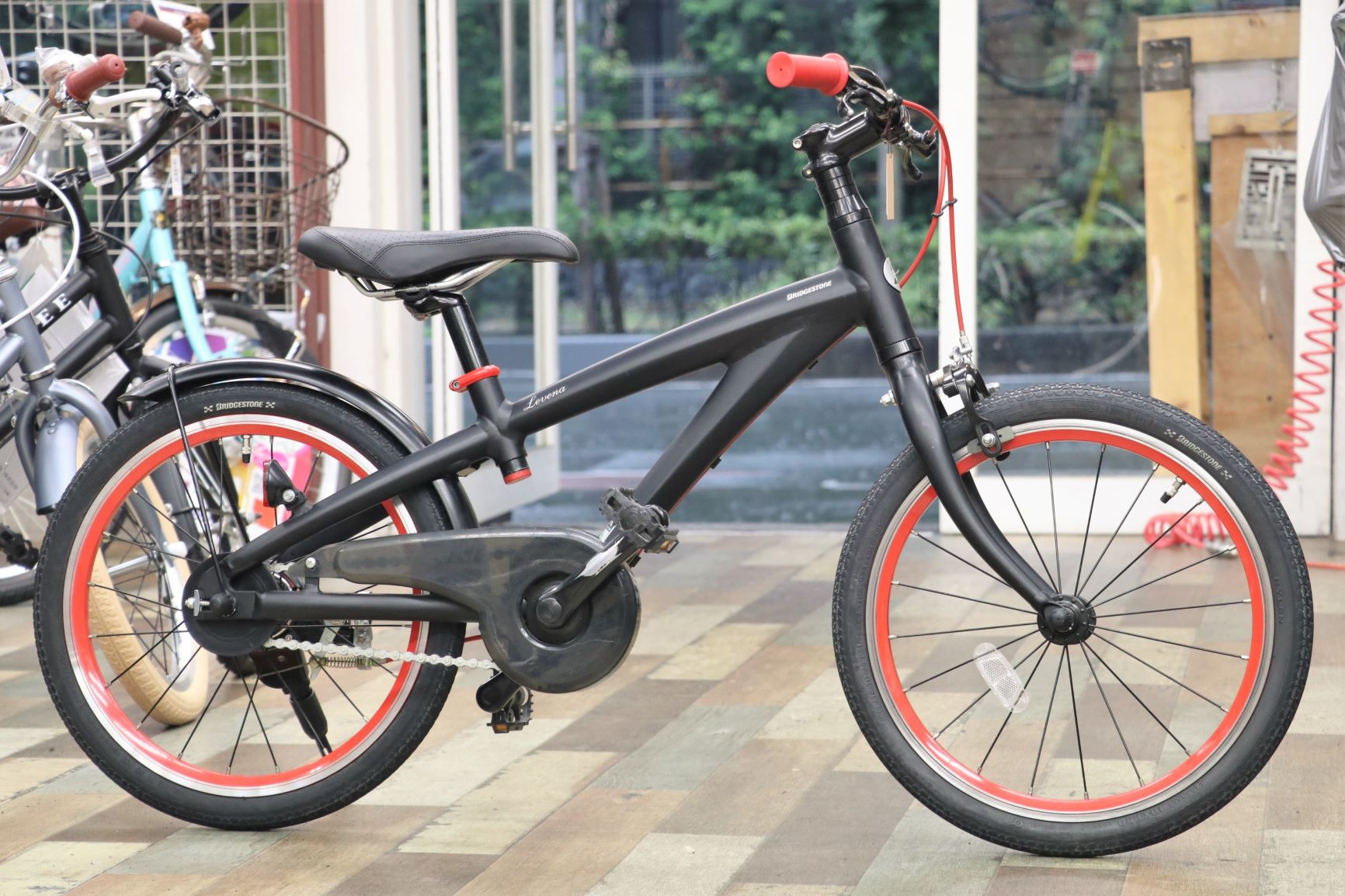 中古】子供用自転車 ブリヂストン レベナ+サイクルスタンド【神奈川県