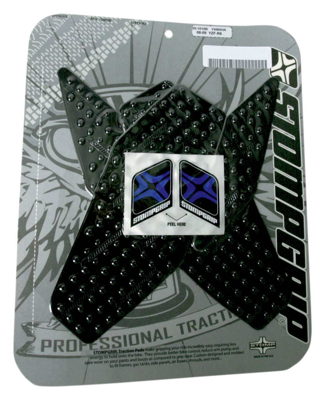 Stompgrip Tank Pad Yamaha R6 2008-2016 - Cycle Gear