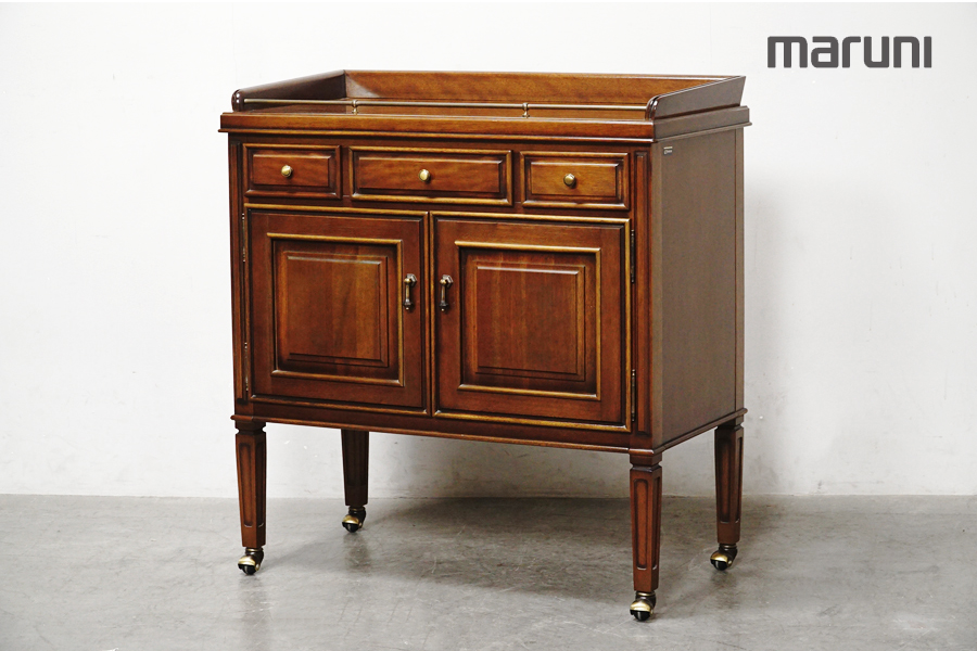 maruni ヴィンテージ家具 キャビネット 猫足 4段チェスト アンティーク