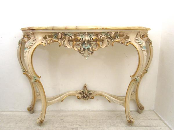 最高峰□シリックSILIK □ロココ□コンソールテーブル シリック買取