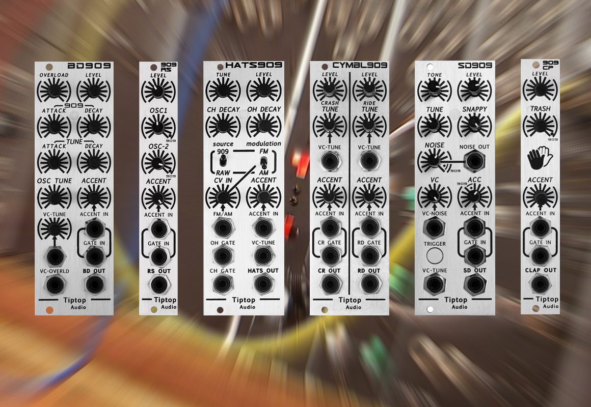 Test: Tiptop Audio BD909, SD909, CP909, RS909, Hats909, CYMBL909