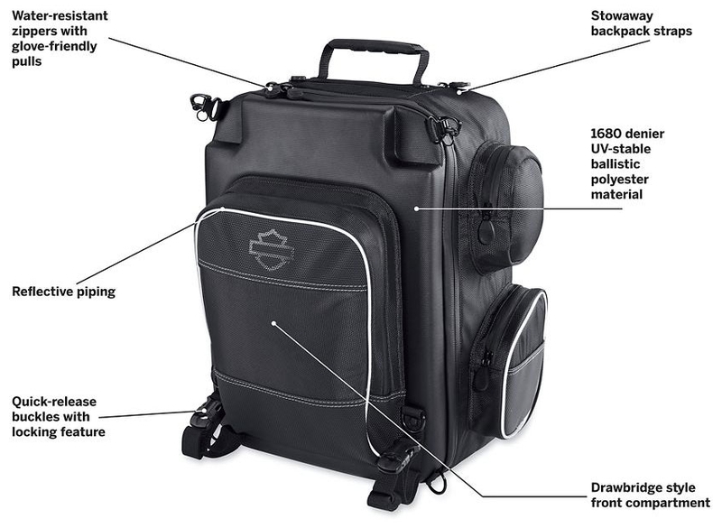 最終値下げ！新品未使用 ハーレーマーク入りバーバッグ H-Dロゴ入り