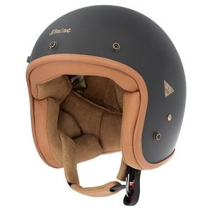HK-195 ヘリテージ レザー ジェットヘルメット マットブラウン