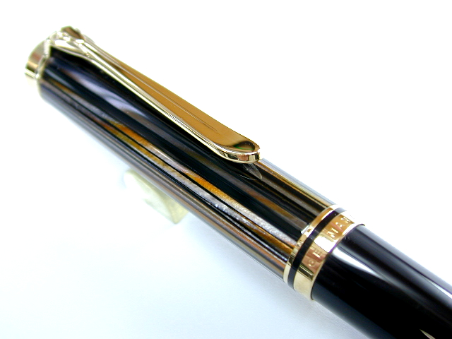 スーベレーン K800 茶縞 ボールペン 商品詳細:美都商事
