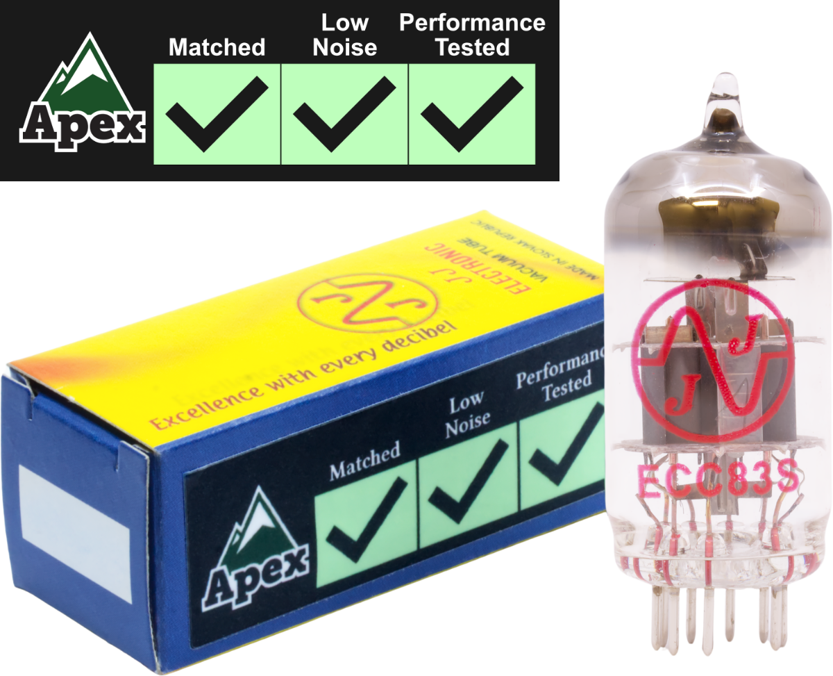 12AX7 / ECC83, JJ Electronics, Apex Performance Vacuum Tube