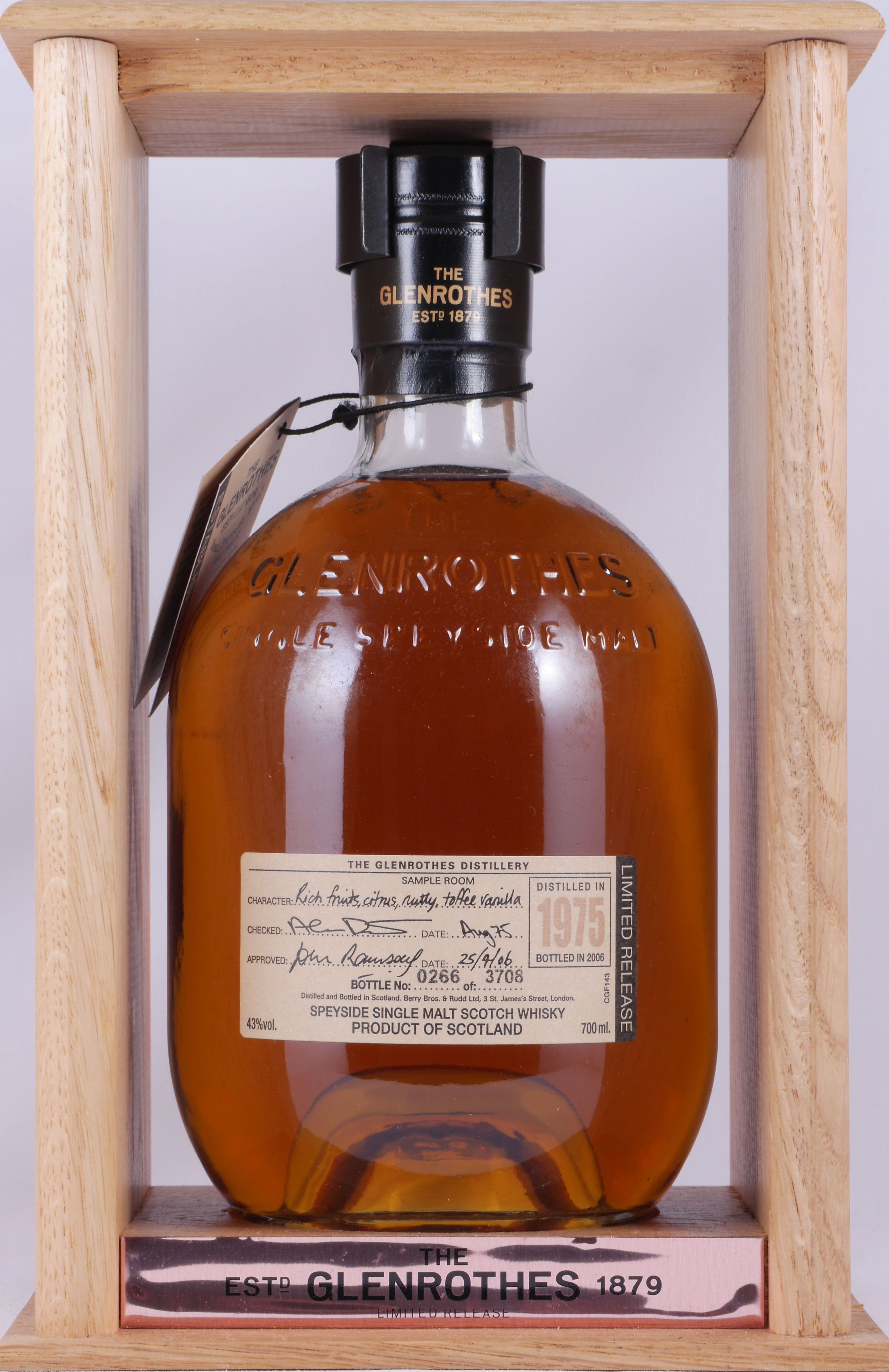 Buy Glenrothes 1975 30 Years Vintage Limited Edition Speyside