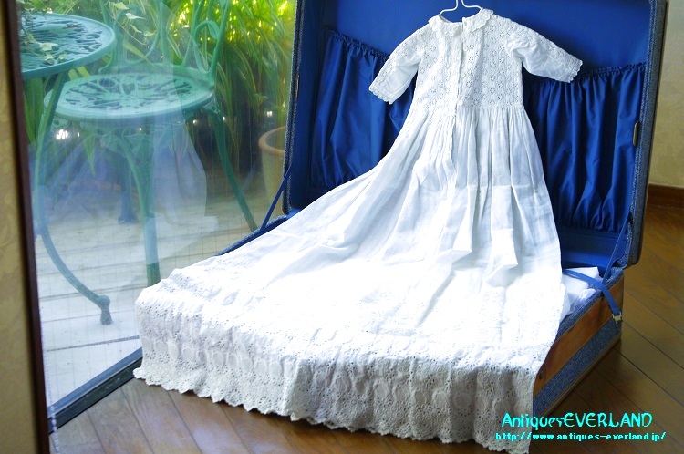 アンティーク ベビー ドレス ロング 洗礼服