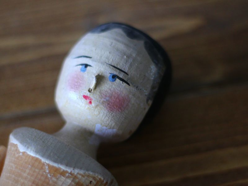 ウッデン ペグ ドール/Wooden Doll/ウッデンドール-/Antique toricoTte