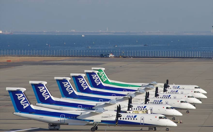 全日空商事 1/200 DHC-8-300 A-net(ANA WINGS) 全日空商事 1/200 DHC-8