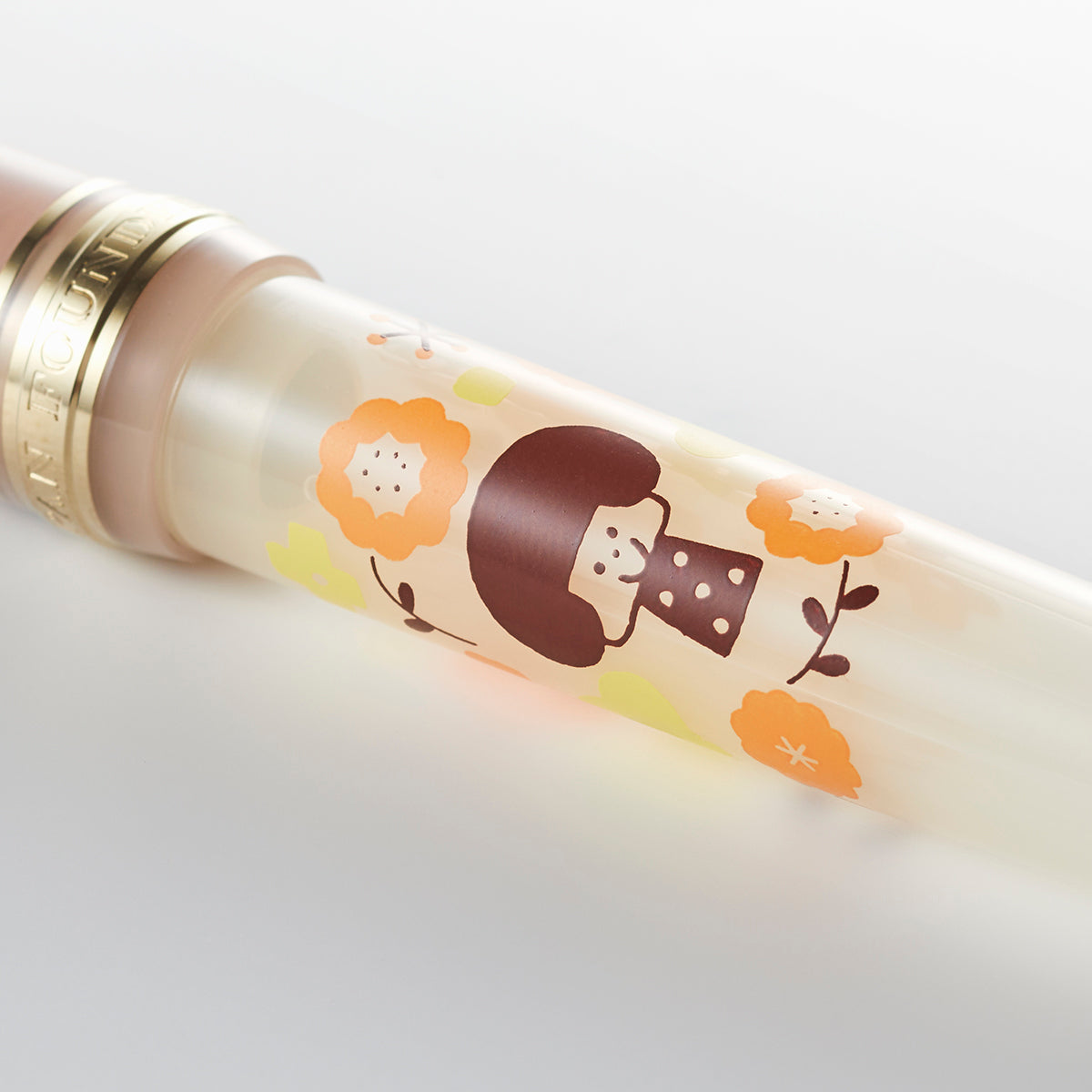 プロフェッショナルギアスリム万年筆 mizutama ゴールド/モカブラウン