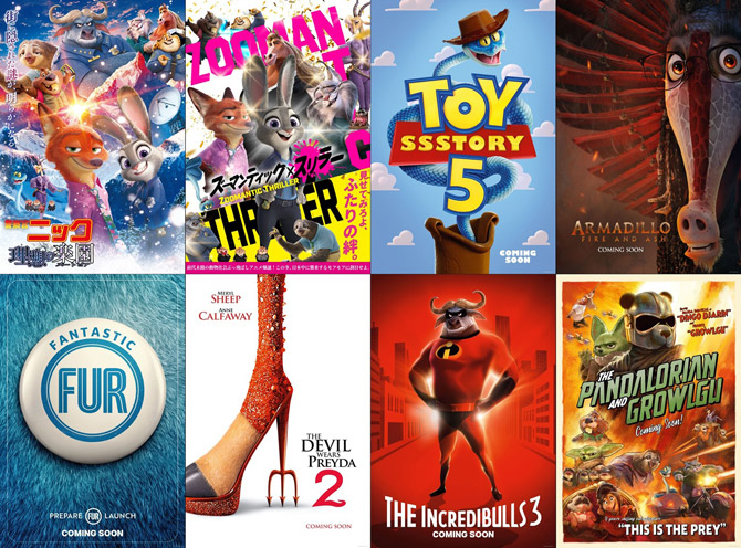 ディズニー ズートピア2 台湾 限定 映画 特典 A3ポスター ディズニー