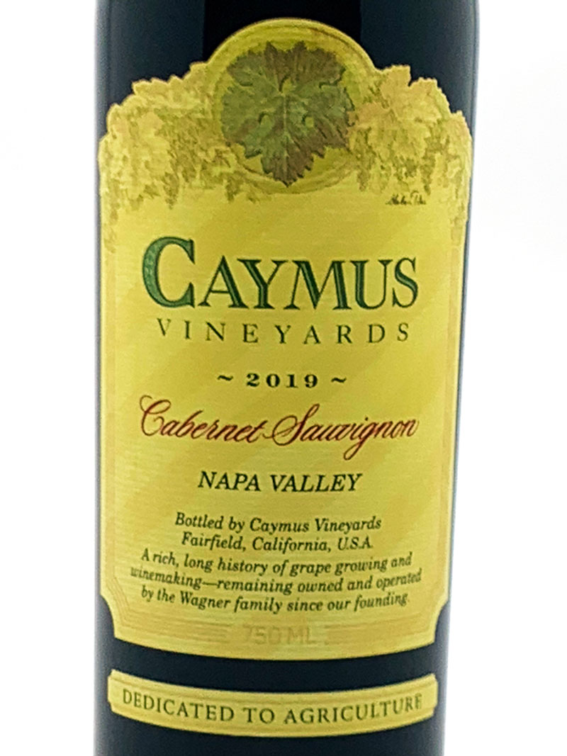 ケイマス・ヴィンヤーズ｜カベルネ・ソーヴィニョン [2019] 750ml