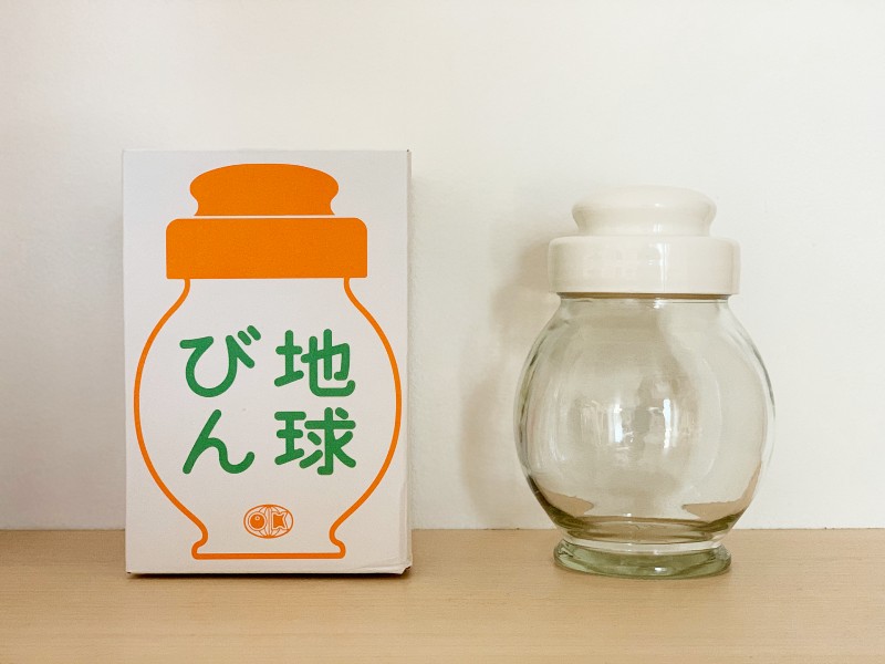 昭和レトロ6-5】地球瓶／菓子瓶 昭和レトロ 地球瓶 駄菓子瓶