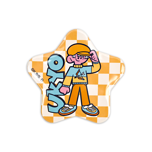 Dr.STONE｜星型缶バッジ(西園寺羽京)