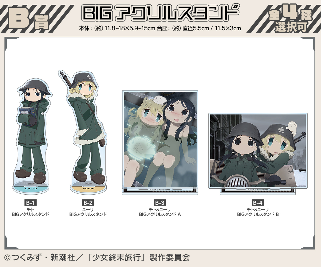 少女終末旅行 くじメイト キャラファイングラフ くじメイト】TVアニメ