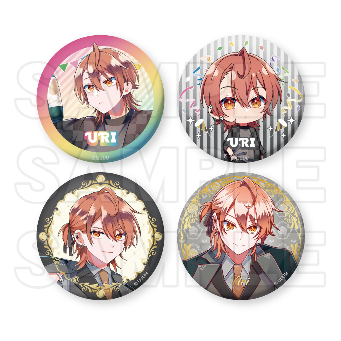 カラフルピーチ ゆあんくん 缶バッジ ぷぴぱ 痛バ A3 80個セット カラピチ