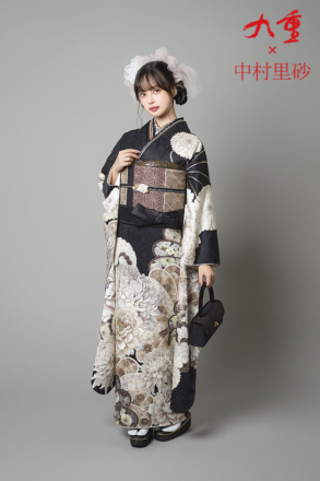 九重 × 中村里砂 RN501 #黒 #black 振袖 | 名古屋・岐阜の成人式なら