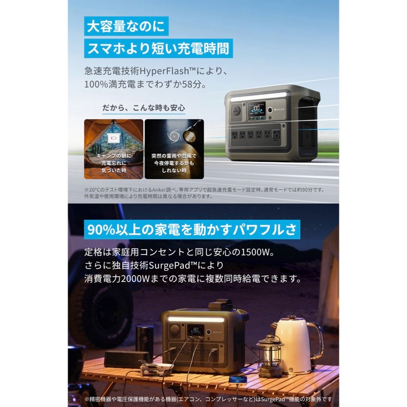 未開封新品 AnkerPower Station 1000 Peak Portable Power Station